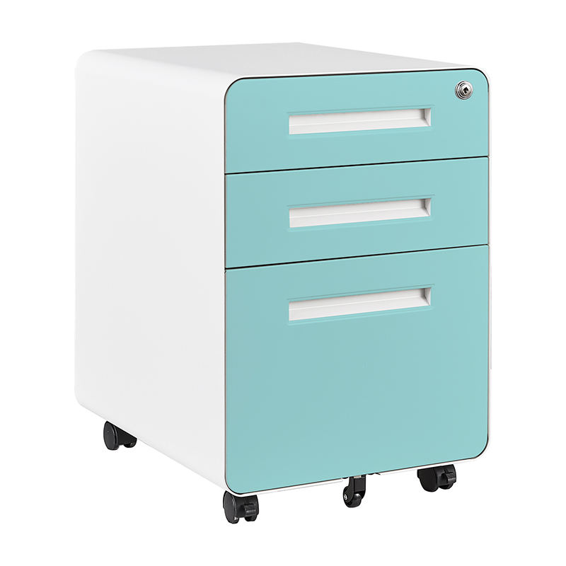 Gabinete de arquivo Pequenos gavetas de metal movetável gabinete
