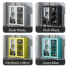 Volume de vendas de alto volume personalizado de portas de vidro duplo personalizado Armário de vinho de armazenamento de cozinha armário de metal