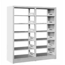 Metal Library Bookcase Metal Locker Frame Escola Bookshelf for Library