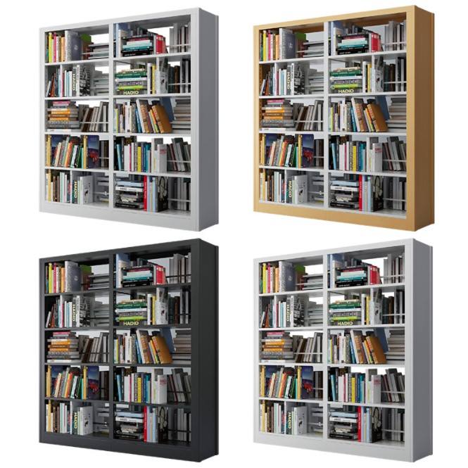 Escola Metal Steel Bookcase roube Bookshelf School Library Furniture Rack
