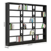 Black Library Bookcase Fornetrou