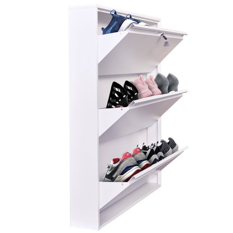 Sapatos brancos armário de metal gabinete de sapato grande gabinete de parede scarpiera lemari sepatu almari kasut