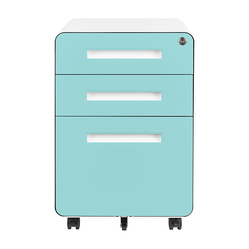 Gabinete de arquivo Pequenos gavetas de metal movetável gabinete