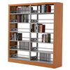 Factory Direct Supply Bookcase Furniture Metal Library Bookshel