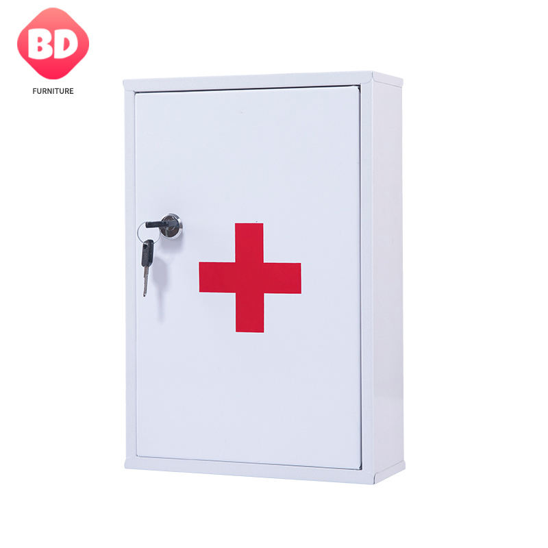 Kit Medical Kit por atacado Medicina de aço de metal de primeiro socorro Caixa de recipiente Mini Hospital Caixa de Medicina Especializada