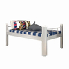 Moldura de cama de metal de tamanho único design moderno metal cama de cama de metal