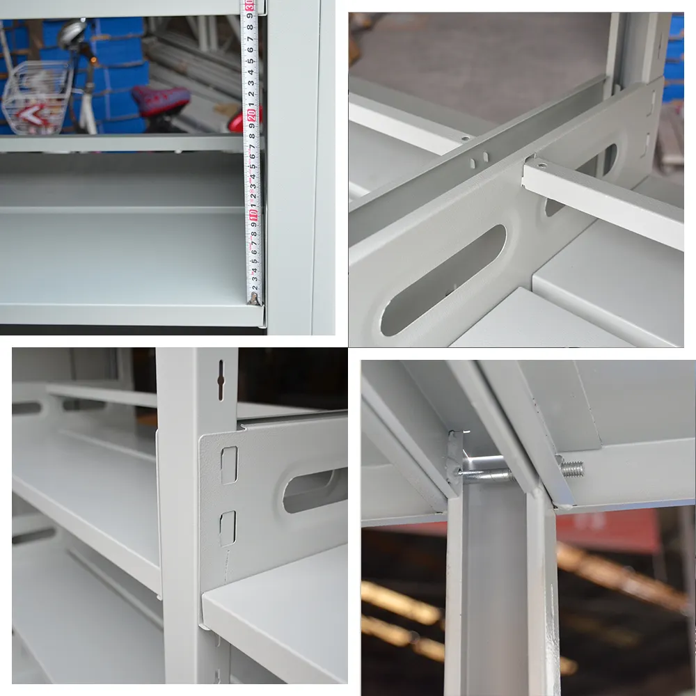 Metal Library Bookcase Metal Locker Frame Escola Bookshelf for Library