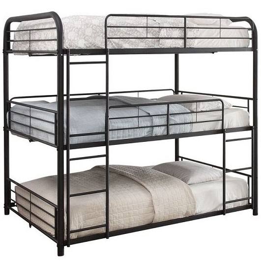 Beliche de três camadas Triplo para adultos Beliche de aço de moldura de metal adultos