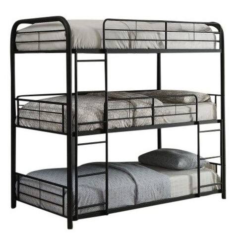 Beliche de três camadas Triplo para adultos Beliche de aço de moldura de metal adultos