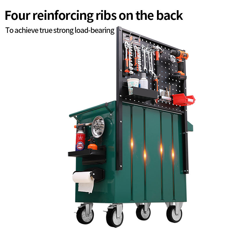 O mais novo armário grande durável de metal para rolamento, armário de caixa de ferramentas de ferro, armário de armazenamento de garagem durável armário de rolamento