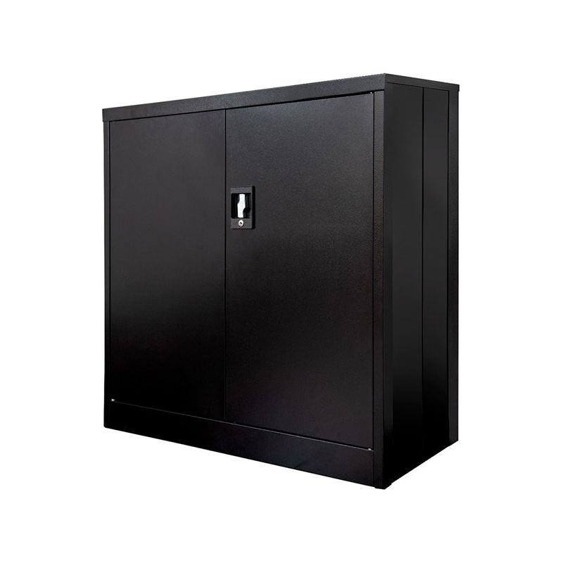 Cabinete de armazenamento de metal dobrável de 2 prateleira com rodas, armário de armário dobrável de espaço grande para escritório em casa pequeno armário de arquivo