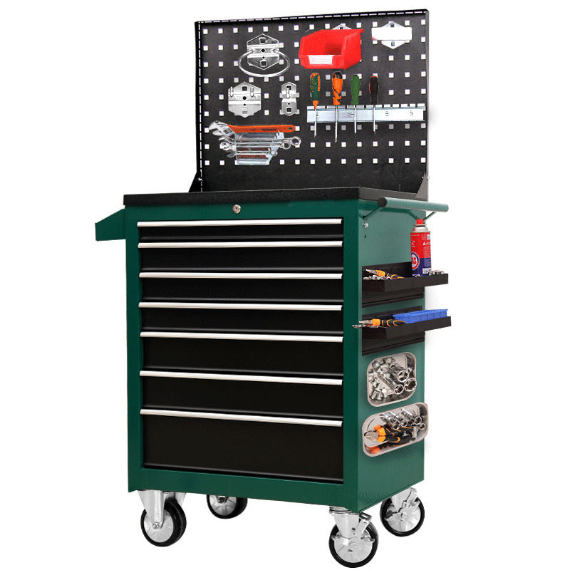 O mais novo armário grande durável de metal para rolamento, armário de caixa de ferramentas de ferro, armário de armazenamento de garagem durável armário de rolamento
