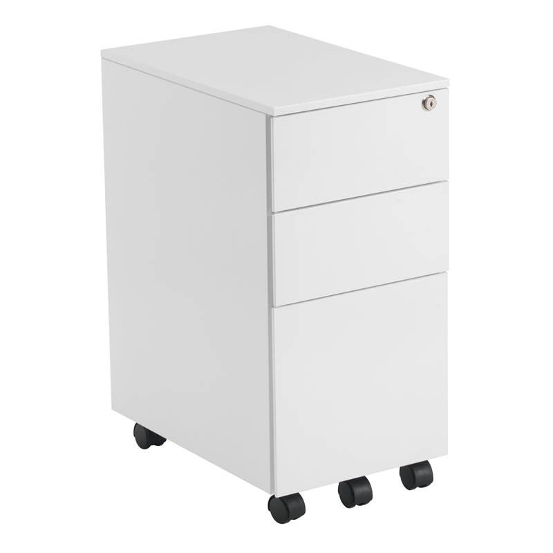 Office Mobile Pedestal Pedestal Gabinete de aço móvel para o documento 3 gavetas