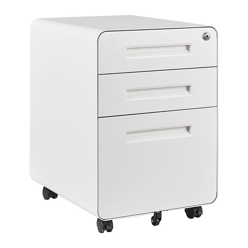 Office Use a4 Arquivo Armário de metal de aço móvel Pedestal Portable Steel 3 Gavetas Armário de arquivamento