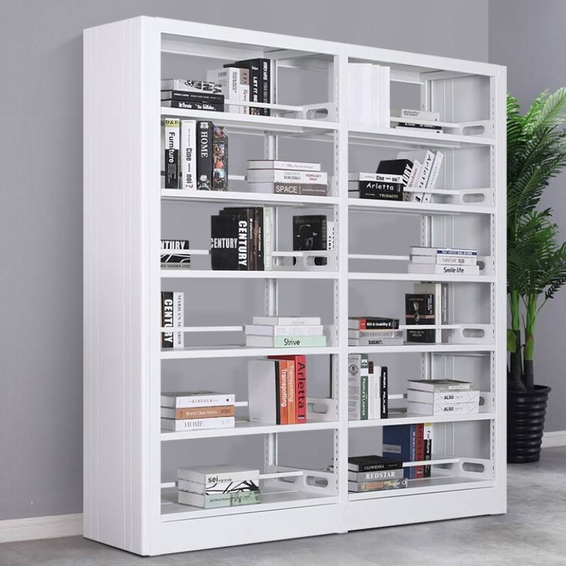 Livra da biblioteca Modern Wall White Biblioteca Metal Frame Bonsshelves