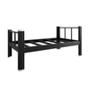 novo design de metal durável na cama barata de cama solteira